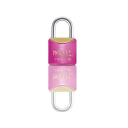 Cadeado com Chave 20mm Latão Rosa Color Line Papaiz - 1