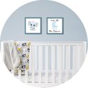 Ver imagem 1 de Kit 2 Quadro Infantil Elefante Menino 1