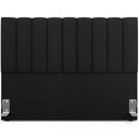 Ver imagem 5 de Cabeceira Cama Box Casal King 195 cm Dália W01 Poliéster Preto - Lyam Decor