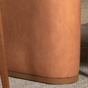 Ver imagem 5 de Mesa de Jantar Retangular c/ Vidro para 8 Lugares Lintz 219 cm - Off White Fosco c/ Canella - PU