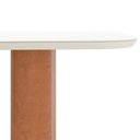 Ver imagem 4 de Mesa de Jantar Retangular c/ Vidro para 8 Lugares Lintz 219 cm - Off White Fosco c/ Canella - PU