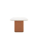 Ver imagem 7 de Mesa de Jantar Retangular c/ Vidro para 8 Lugares Lintz 219 cm - Off White Fosco c/ Canella - PU