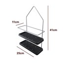 Ver imagem 2 de Porta Shampoo com Base de Plástico - Stolf Preto