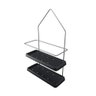 Porta Shampoo com Base de Plástico - Stolf Preto - 1