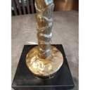 Ver imagem 5 de Coqueiro Decorativo De Resina Dourado Pequeno Craw