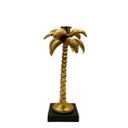 Ver imagem 1 de Coqueiro Decorativo De Resina Dourado Pequeno Craw