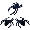 Ver imagem 2 de Aranha Hallowen Camurça Kit 3 Uni Assustadora Decoraçao Dia Das Bruxas Festa Enfeite Pegadinha Susto