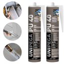Ver imagem 1 de Kit 2 Cola Selante Pu40 Poliuretano Preto 400g Profissional Adesivo Vedação Alta Resistência Madeira