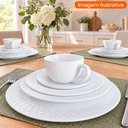 Ver imagem 2 de Aparelho de Jantar Branco Divine Opaline 40 Peças - Hauskraft Premium