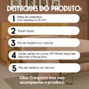 Ver imagem 4 de Cabeceira Box Flex Mumbai Ripada com Mesas Laterais Nicho:naturale