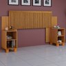 Cabeceira Box Flex Mumbai Ripada com Mesas Laterais Nicho:naturale - 2