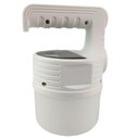 Ver imagem 4 de Luminaria Solar Lanterna 2 1 Duplo Led Gancho Pendurar Porta