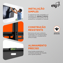 Ver imagem 4 de Suporte Fixo para TV 55 a 100 pol. até 75kg Vesa 900x600 Preto N01V8 Elg