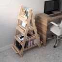 Ver imagem 1 de Organizadora Decorativa 4 Prateleiras Pinus Piramide
