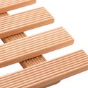 Ver imagem 7 de 4 Descansos de Panela 17cm Quadrados de Bambu Porta Panela Chaleiras e Travessas Lyor