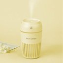 Ver imagem 2 de Umidificador Difusor de Aromas USB Luz LED Carro Casa Quarto Amarelo
