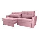 Ver imagem 3 de Sofá Cama Reclinável 2 Lugares Premium com Assentos Dividido 2,20 Larg Nayla Matrix Cor:veludo