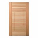 Ver imagem 1 de Folha de Porta Maciça em Eucalipto Acabamento Natural 210x120cm PM92 Moderne Cruzeiro Portas