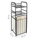 Ver imagem 2 de Prateleira Multiuso com Cesto de Roupas Mor