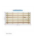 Ver imagem 4 de Cama Auxiliar com Rodízios 100% MDP - Branco