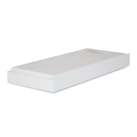 Cama Auxiliar com Rodízios 100% MDP - Branco
