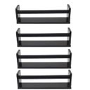 Ver imagem 1 de Prateleira Para Salão De Beleza - 4 Peças Preto