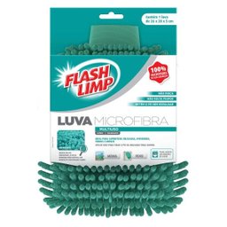 Luva de Microfibra para Limpeza Euro Home - 1