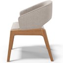 Ver imagem 7 de Kit 03 Cadeiras de Jantar e Estar Living Estofada Lince Nature L02 Bouclê Bege - Lyam Decor
