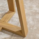 Ver imagem 3 de Mesa de Jantar c/ Tampo de Vidro Bennice (160 cm) - Cor: Natural/Off-white