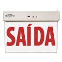 Ver imagem 1 de Placa de Saída de Emergência LED 1 Face 100/240v Blumenau