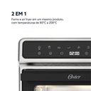 Ver imagem 3 de Forno Elétrico Air Fryer 2 em 1 25L Inox 220V Oster