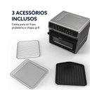 Ver mais imagens de Forno Elétrico Air Fryer 2 em 1 25L Inox 220V Oster