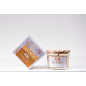Vela Aromática Jasmim Linha Basic 100g