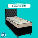 Ver imagem 4 de Kit Cabeceira + Cama Box Bau + Colchão Solteiro D33 Maxsono Paropas
