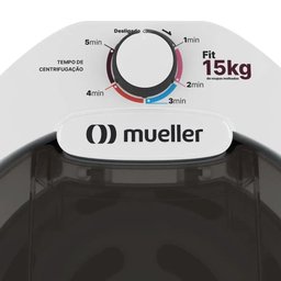 Centrífuga de Roupas Mueller Fit - 15kg de Roupa Molhada, Branca, 220v - Desempenho Eficiente - 5