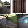 Kit 4 Deck De Plástico Imbuia Àreas externas Box Faz 60x60 - 4