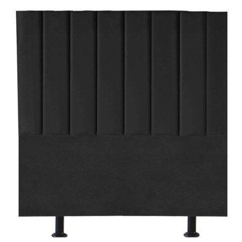 Cabeceira Cama Box Casal Estofada Dália 140cm Linho:preto