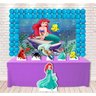 Festa Aniversário Ariel Pequena Sereia Decoração Kit Diamant - 1