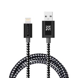 Cabo Iphone 5, 6, 7 ,8 , x Preto USB 1,2 Metros Lightning - 1