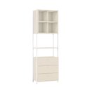 Ver imagem 3 de Armário Closet Metalic 003 Industrial Off White/branco