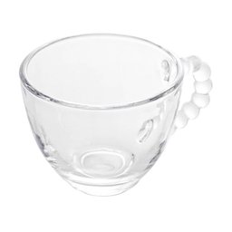 Jogo de Xícaras de Café de Cristal Pearl Transparente 80mL 4 peças - Wolff - 4