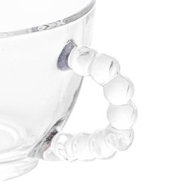 Jogo de Xícaras de Café de Cristal Pearl Transparente 80mL 4 peças - Wolff - 5