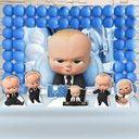 Ver imagem 1 de Festa Aniversário O Poderoso Chefinho Decoração KIt Ouro