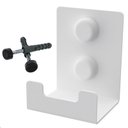 Ver imagem 3 de Cabide Gancho de Parede Toalha Banheiro Branco F.elg