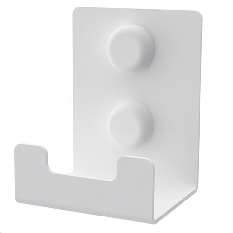 Cabide Gancho de Parede Toalha Banheiro Branco F.elg