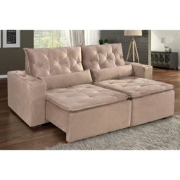 Sofá Retrátil e Reclinável 4 Lugares Macaé  - 1