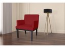 Ver imagem 3 de Kit 2 Poltronas Decorativa Vitória Suede Marsala Pés Madeira Mz Decor