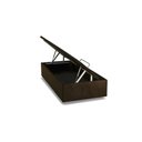 Ver imagem 1 de Cama Box Baú Solteiro Universal Suede Brown (88x188x35) - Ortobom