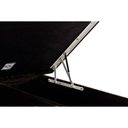 Ver imagem 4 de Cama Box Baú Solteiro Universal Suede Brown (88x188x35) - Ortobom