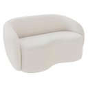 Ver imagem 1 de Sofá 3 Lugares Living Orgânico Sala de Estar 180cm Garbin Z08 Boucle Bege - Mpozenato